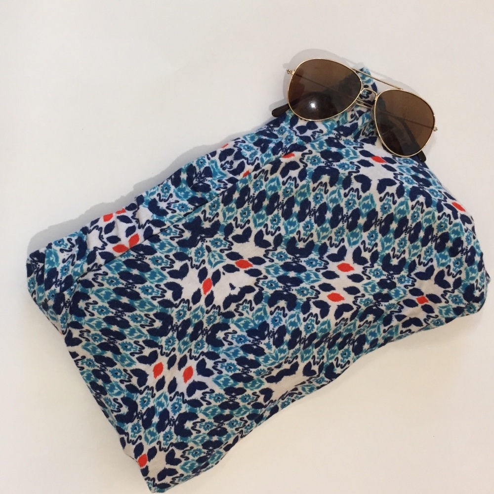 Multicolor Print Maxi Skirt